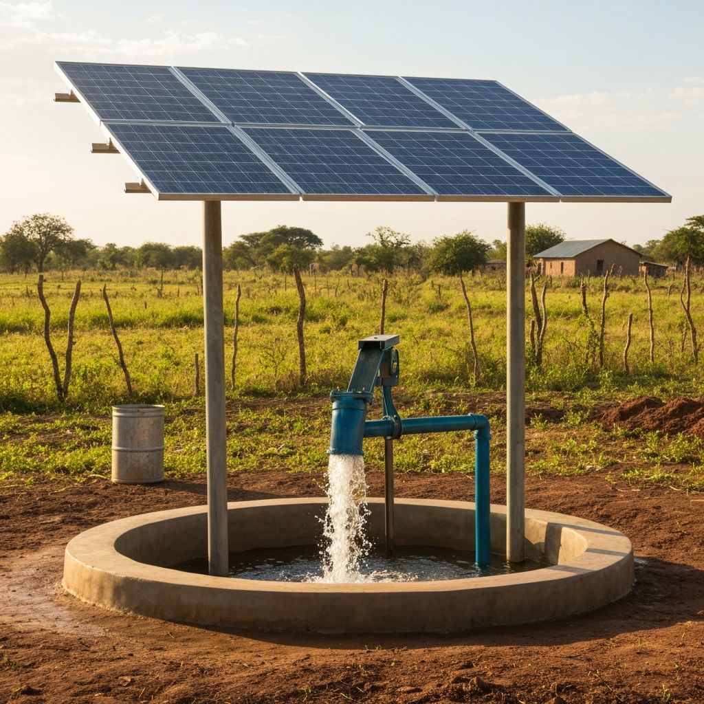 Aviele Solar Borehole Project completed in 2025 by Hon Anamero Sunday Dekeri