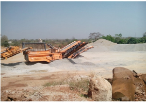 Iyuku quarry landscape